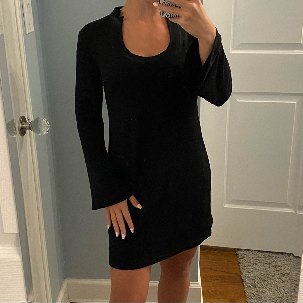 Boston Proper Andrea Behar Black Dress